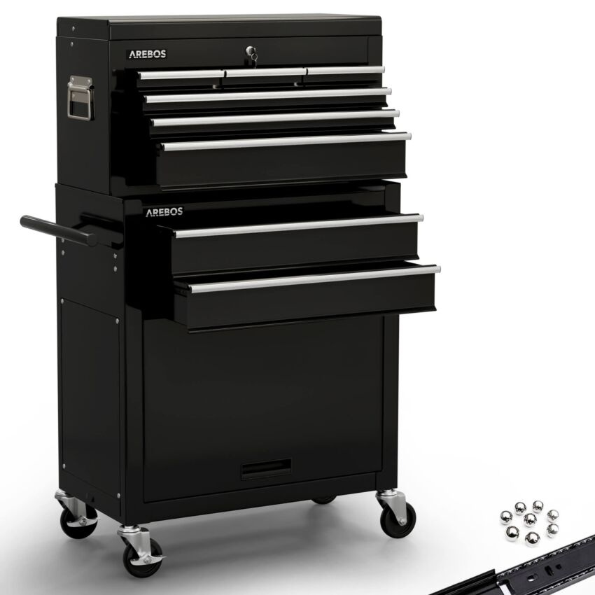 Dílenský vozík s 9 přihrádkami