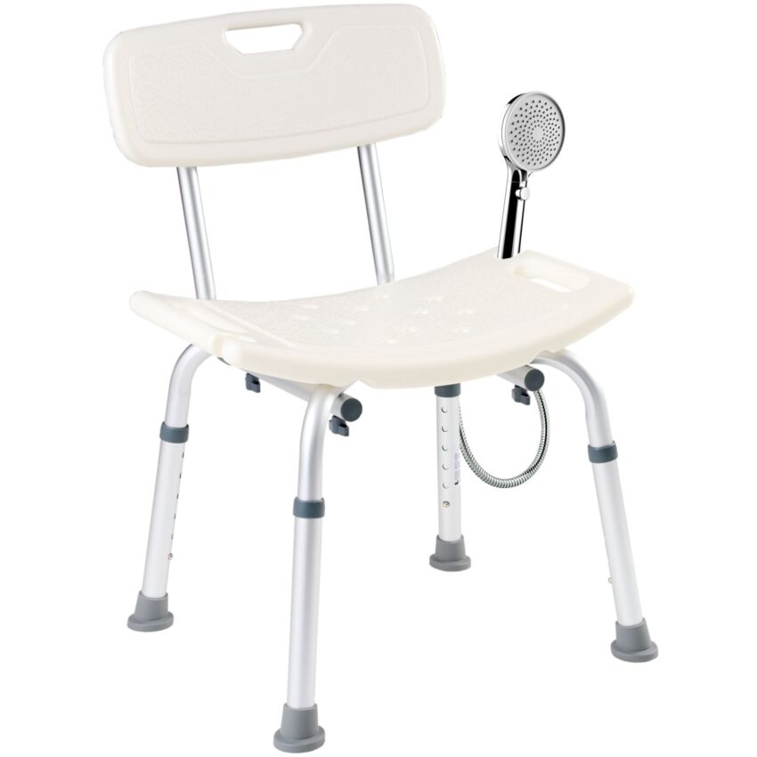 Koupelnová židle Koupelnová stolička s opěrkou