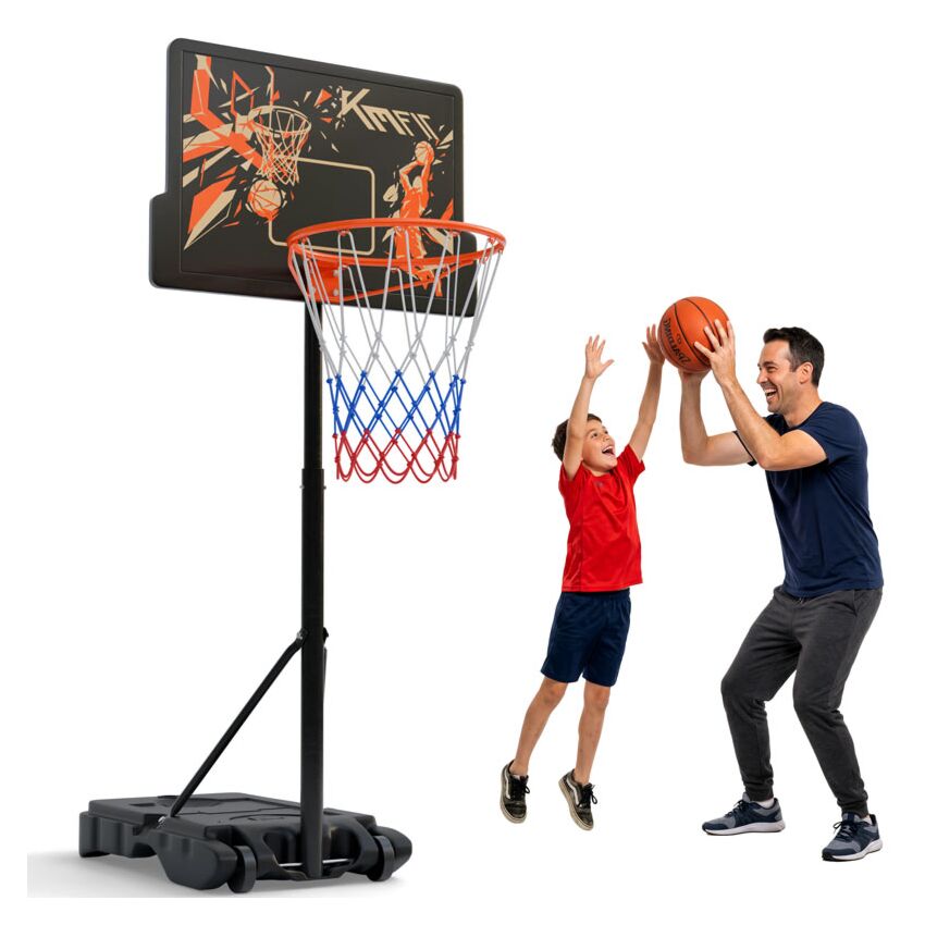 KM-Fit basketbalový stojan 110–210 cm