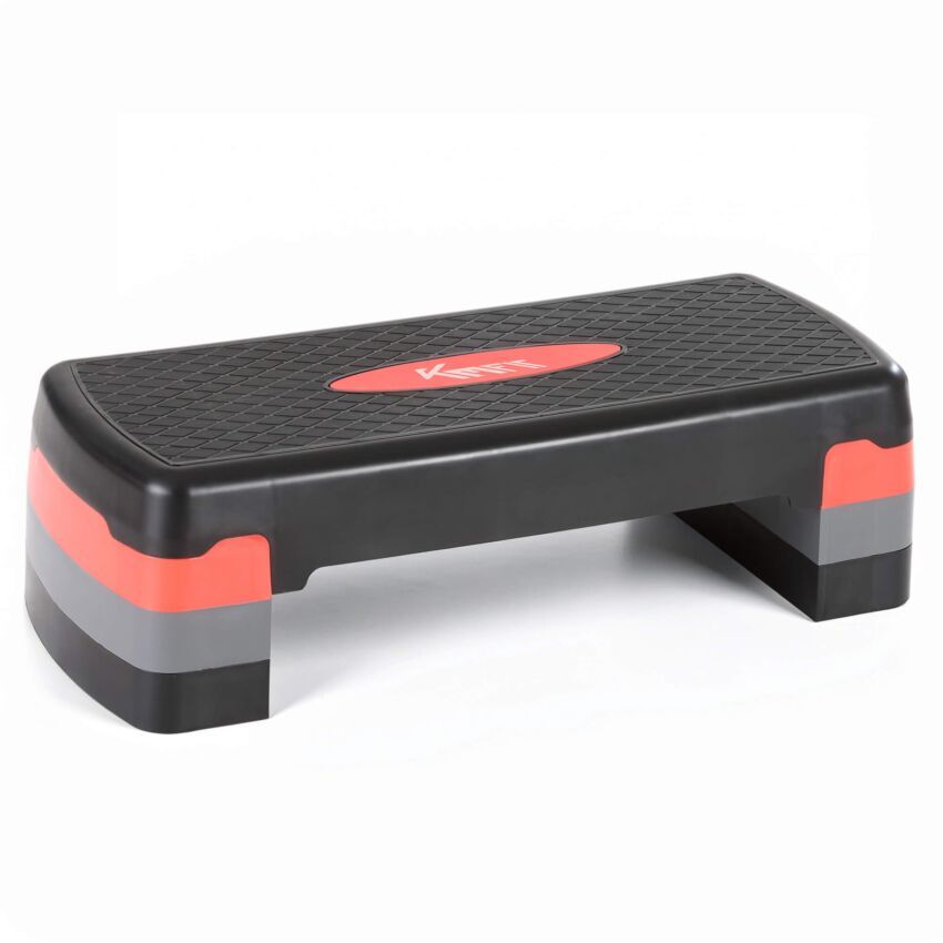 KM-Fit aerobní fitness step deska 3× výškově nastavitelná