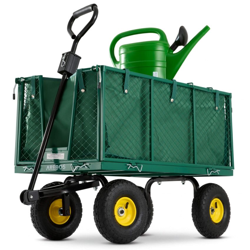 Ruční vozík 550 kg zelený